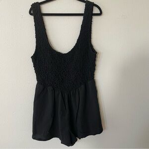 Black FP Romper